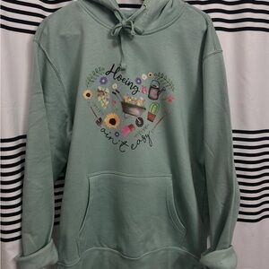 Green Gardening Graphic Hoodie